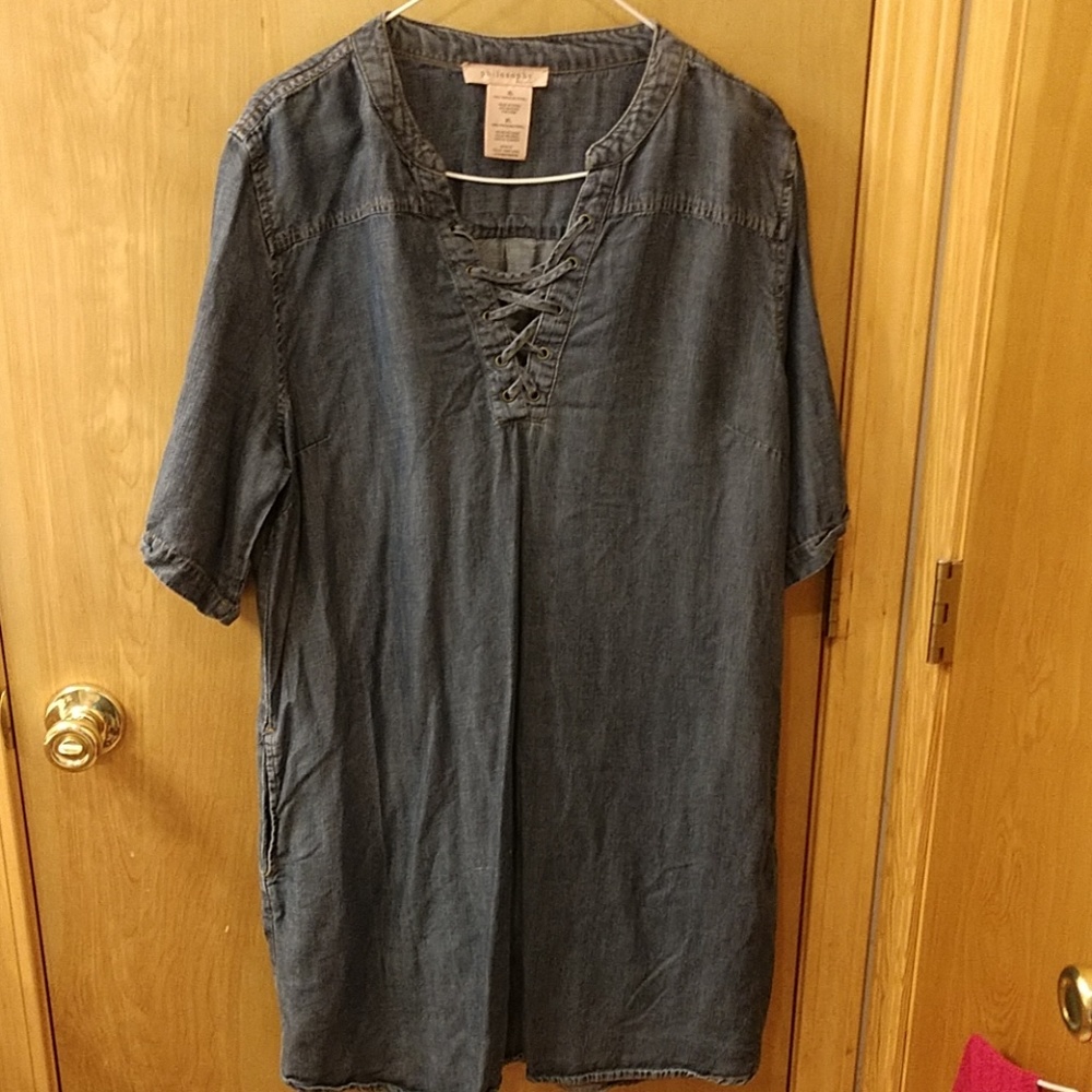 Denim dress